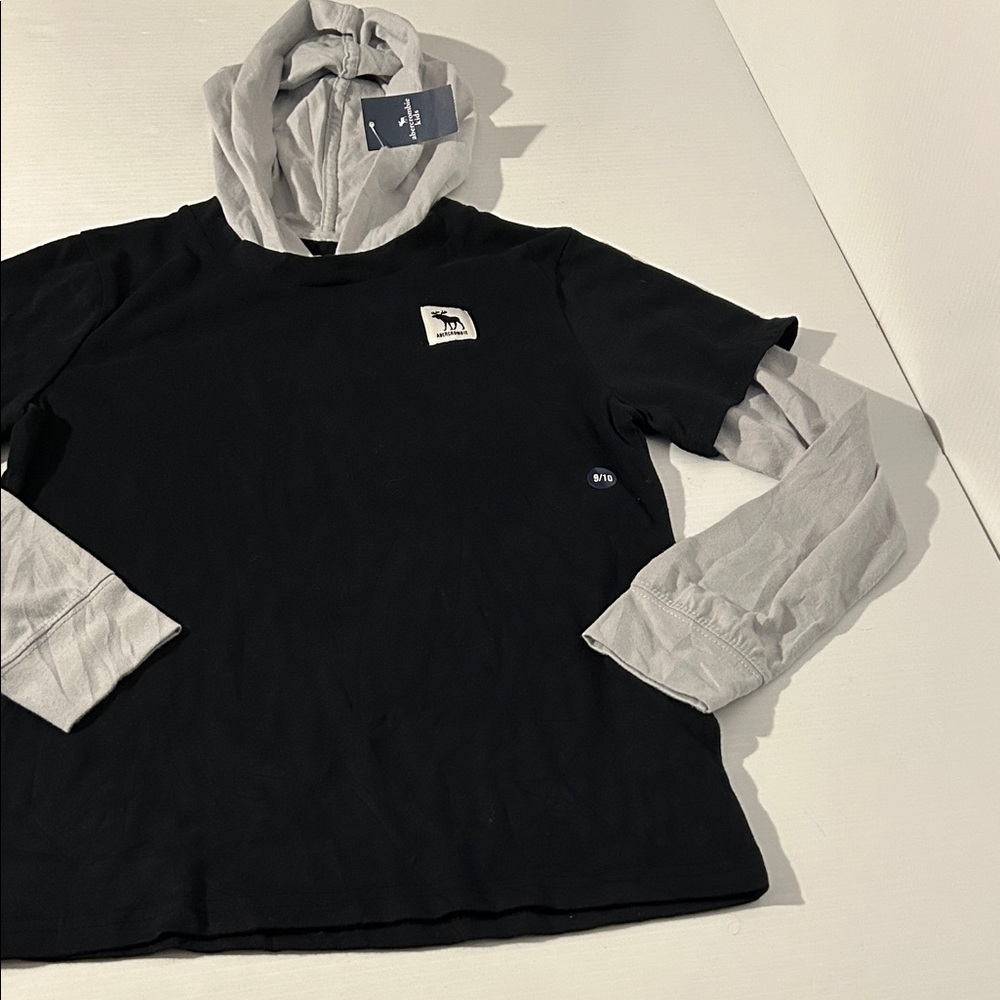 Abercrombie Kids hooded long sleeve youth boys 9/10 NWT